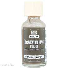 Mr Hobby - Gunze EWC-07 - Weathering Color Grayshe Brown (40ml)