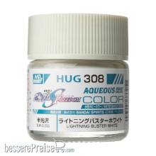 Mr Hobby - Gunze HUG-308 - Mr Hobby -Gunze AQUEOUS GUNDAM COLOR (10ml) LIGHTNING BUSTER WHITE