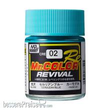 Mr Hobby - Gunze CRE-02 - Mr Hobby -Gunze Mr. Color (10 ml) CERULEAN BLUE