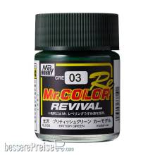 Mr Hobby - Gunze CRE-03 - Mr Hobby -Gunze Mr. Color (10 ml) BRITISH GREEN