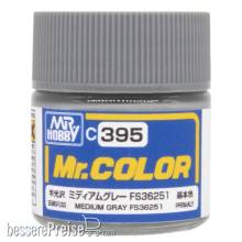 Mr Hobby - Gunze C-395 - Mr Hobby -Gunze Mr. Color (10 ml) Medium Gray FS3651