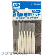 Mr Hobby - Gunze GT-130 - Mr Hobby -Gunze Mr. Cement Fine Brush Set