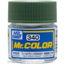 Mr Hobby - Gunze C-340 - Mr. Color (10 ml) Field Green FS34097