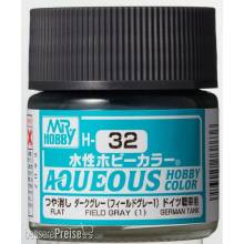 Mr Hobby - Gunze H-032 - Aqueous Hobby Colors (10 ml) Field Gray (1)