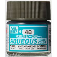 Mr Hobby - Gunze H-048 - Aqueous Hobby Colors (10 ml) Field Gray (2)
