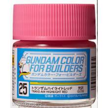 Mr Hobby - Gunze UG-25 - Gundam Color For Builders (10ml) TRANS-AM HIGHLIGHT RED