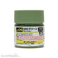 Mr Hobby - Gunze UG-06 - Gundam Color (10ml) MS Green