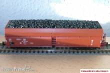 Modellbahn-Bachmann 3030501 - Kohle für Roco, für den 4-achs. Selbstentladewagen OOtru / Fal 6559 (Art.- Nr. 47410 u.ä.)