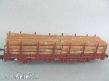Modellbahn-Bachmann 3030710 - Stammholz kurz (55g) 2-tlg. für Roco, für den 2-achs. Rungenwagen Kbs (Art.- Nr. 46306 u.ä.) Größe: 142 x 29 mm