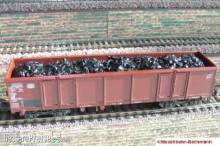 Modellbahn-Bachmann 3040401 - Kohle für Märklin, für den 4-achs. off. Güterwagen Eaos (Art.-Nr: 47190 u.ä.) Größe: 144 x 29 mm