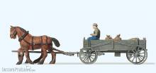 Preiser 30411 - HO Kastenwagen mit Ladung