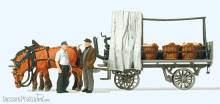 Preiser 30449 - HO Rollwagen mit Gemüseladung
