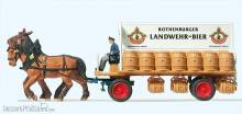 Preiser 30462 - HO Bierwagen Landwehrbräu
