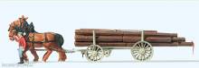 Preiser 30465 - HO Langholzwagen