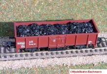 Modellbahn-Bachmann 3070101 - Kohle für LIMA, für den 2-achs. off. Güterwagen, Größe: 103 x 28 mm