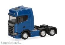 Herpa 307543-006 - Scania CS 20 Hochdach Zugmaschine 3achs (6x2), blau