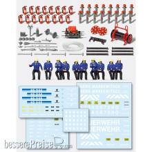 Preiser 31010 - HO Feuerwehr-Set