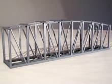Hack Brücken 31110 - Kastenbrücke 28cm, grau - Typ KT28