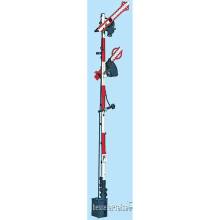 Weinert 3112 - Hp 0 / Hp 2 beleuchtetes bayerisches Ausfahrsignal am 8-m-Mast (H0)