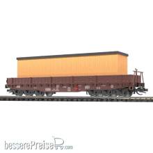 Busch 31183 - Flachwagen Samm 4818 mit Überseekiste