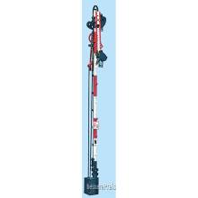 Weinert 3122 - Hp 0 / Hp 1 / Ru beleuchtetes bayerisches Ausfahrsignal am 8-m-Mast (H0)