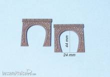 Heki 3123 - Tunnelportale eingleisig N, 2 Stück