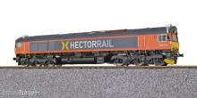 ESU 31284 - Diesellok H0, C66 Hectorrail, T66 713, Ep. VI, Vorbildzustand um 2018, grau/orange, Sound+Rauch, DC/AC