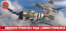 Airfix A40001 - Twin Pack - Eurofighter Typhoon FGR.4 (FMOG) + Hawker Typhoon Mk.Ib