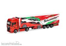 Herpa 316767 - MAN TGX GX Kühlkoffer-Sattelzug Schumacher