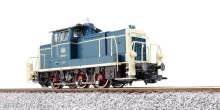 ESU 31741 - Diesellok, H0, V60, 260 610 DB, ozeanblau-beige, Ep IV, Vorbildzustand um 1980, LokSound, Rauch, Kupplung DC/AC