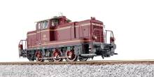 ESU 31743 - Diesellok, H0, V60, V60 114 DB/DFS, altrot, Ep VI, Vorbildzustand um 2020, LokSound, Rauch, Kupplung DC/AC