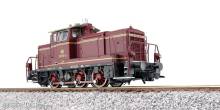 ESU 31744 - Diesellok, H0, V60, 261 652 DB, altrot, Ep IV, Vorbildzustand um 1975, LokSound, Rauch, Kupplung DC/AC