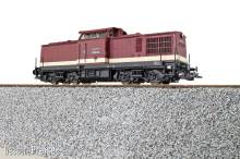 ESU 31760 - Diesellok, H0, V100 DR, V100 201 DR, altrot, Ep III, Vorbildzustand um 1969, LokSound, Rauch, Kupplung DC/AC