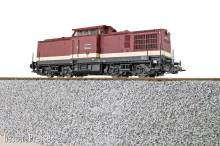 ESU 31761 - Diesellok, H0, V100 DR, 110 243 DR, altrot, Ep IV, Vorbildzustand um 1971, LokSound, Rauch, Kupplung DC/AC
