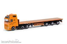 Herpa 318006 - Volvo FH GL 2020 Teletrailer-Sattelzug ´Spedition Hollenhorst´ (Nordrhein-Westfalen/Nottuln)