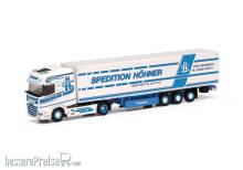 Herpa 318167 - DAF XG+ Koffer-Sattelzug ´Spedition Höhner´