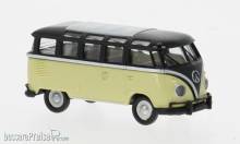 Brekina 31851 - Brekina, VW T1b Samba, schwarz/hellgrün, 1960, 1:87