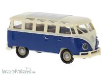 Brekina 31853 - Brekina, VW T1b Samba, hellbeige/blau, 1960, 1:87
