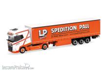 Herpa 319126 - DAF XG+ Gardinenplanen-Sattelzug Ludwig Pall (Österreich/Oberwart)