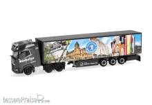 Herpa 319737 - DAF XG+ (6x2) Gardinenplanen-Sattelzug Bücheler Wuppertal