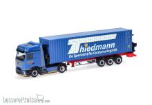 Herpa 319782 - Mercedes-Benz Actros L ProCabin Bigspace Container-Seitenlader Thiedmann