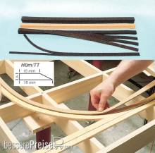 Heki 3198 - Gleisbettungen Superflex H0m/TT 9,80 m