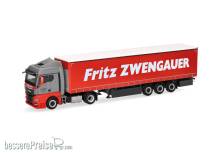 Herpa 319911 - MAN TGX GM Gardinenplanen-Sattelzug ´Zwengauer´