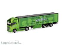Herpa 320108 - Volvo FH16 GL XL 2020 Gardinenplanen-Sattelzug ´Stritzl´ (Österreich)