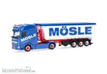 Herpa 320153 - DAF XG+ Stahlmulden-Sattelzug Mösle