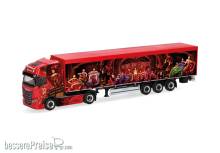 Herpa 320306 - Iveco S-Way Schubboden-Sattelzug ´Perrotti´ (Italien)
