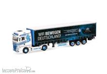 Herpa 320320 - MAN TGX GX Gardinenplanen-Sattelzug Spedition Höhner/Wir bewegen Deutschland