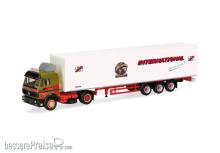 Herpa 320450 - Mercedes-Benz SK 88 Koffer-Sattelzug ´Uwe Harms International´