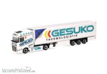 Herpa 320641 - DAF XG Kühlkoffer-Sattelzug ´GESUKO´