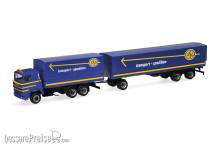 Herpa 320719 - Scania 141 Planen-Hängerzug ASG (Schweden/Stockholm)